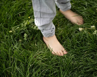 Chino en mousseline - pantalon long - printemps - été - poches de pantalon - unisexe - enfants - scolarisation - garçons - filles