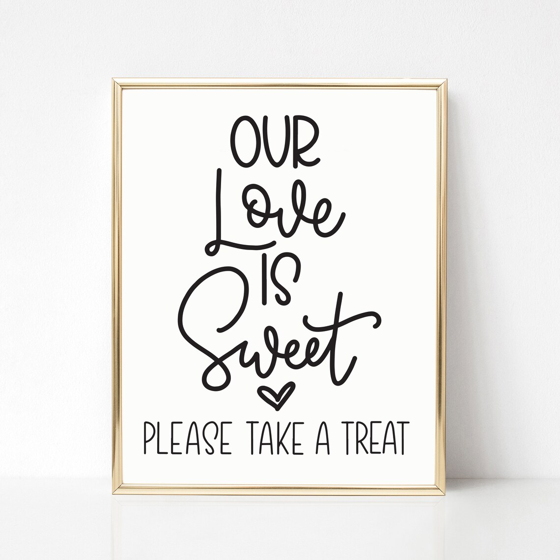 Love is Sweet Sign Printable Sign Digital Download Sign | Etsy