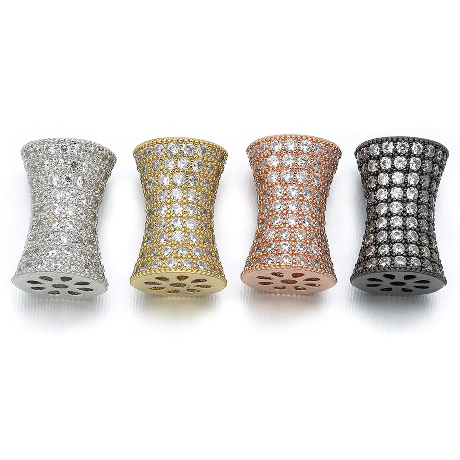 Cylinder Shape Beads Faceted Glass Triangle Beads Sparkly Etsy