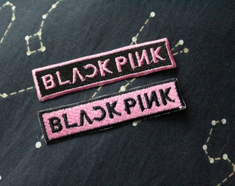 Blackpink logo embroidered patch