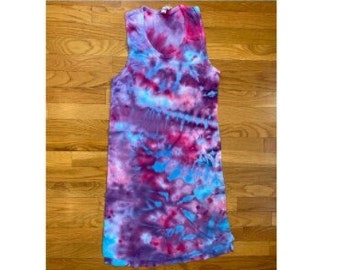 Tie Dye Beach Cover Up, Size S