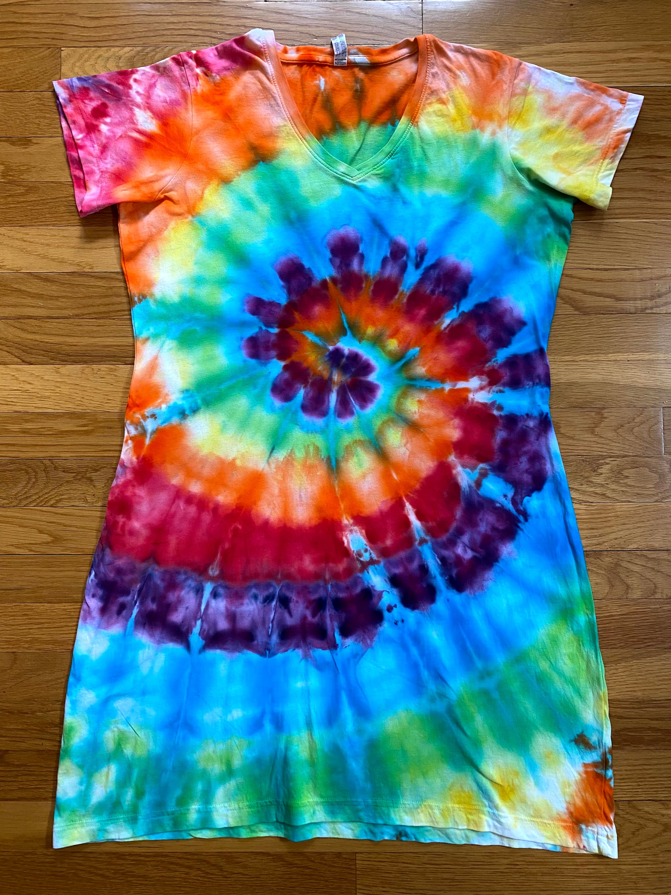 Tie Dye Beach Cover Up Size L/XL | Etsy