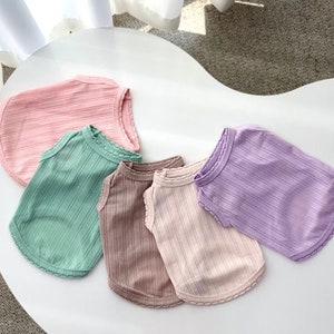 Basic Sleeveless, XS-2XL, Dog-tee, Pet Summer Clothing, Dog Top, Dog Clothing, Dog Fashion, Dog Apparel