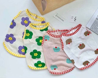 Cotton Button T-Shirt, XS-2XL, Pet Clothing, Dog-Tee, Dog T-shirt, Dog Top, Dog Clothing, Dog Fashion, Dog Apparel
