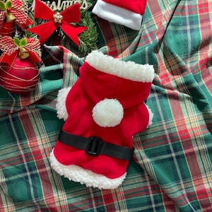 Dog santa costume - Etsy Schweiz