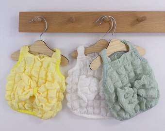 Bowtie Bubble Crop Top, S-XL, Dog Summer Clothes, Pet Summer Top, Small Dog Clothes, Pet Fashion, Dog Apparel