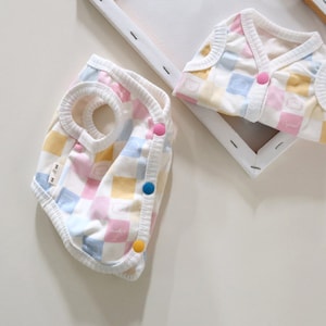 GOTS Organic Cotton Vest, S-2XL, Dog Vest, Dog Cloth, Dog Top, Dog Clothing, Dog Fashion, Dog Apparel