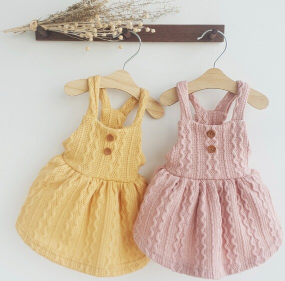 knit dress suspender Dog Dress, Soft Stretch Knit, Button Detail Lace tie