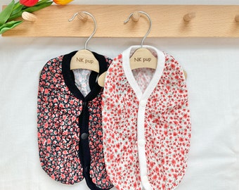 XS-3XL, Mini chaleco floral, Ropa para mascotas, Chaleco para perros, Chaqueta para perros, Moda canina, Ropa para perros, Ropa para mascotas