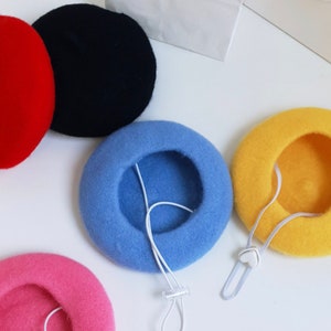 French Beret Hat, Hat for Dog, Dog Hat, Dog Beret, Dog Costume, Pet Outdoor, Pet Accessory, Dog Fashion, Dog Apparel, Pet Clothing image 5