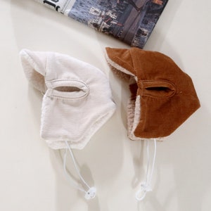 Corduroy Bomber Hat, M-L, Hat for Dog, Dog Hat, Pet Outdoor Accessories, Pet Accessory, Dog Fashion, Dog Apparel, Pet Clothing