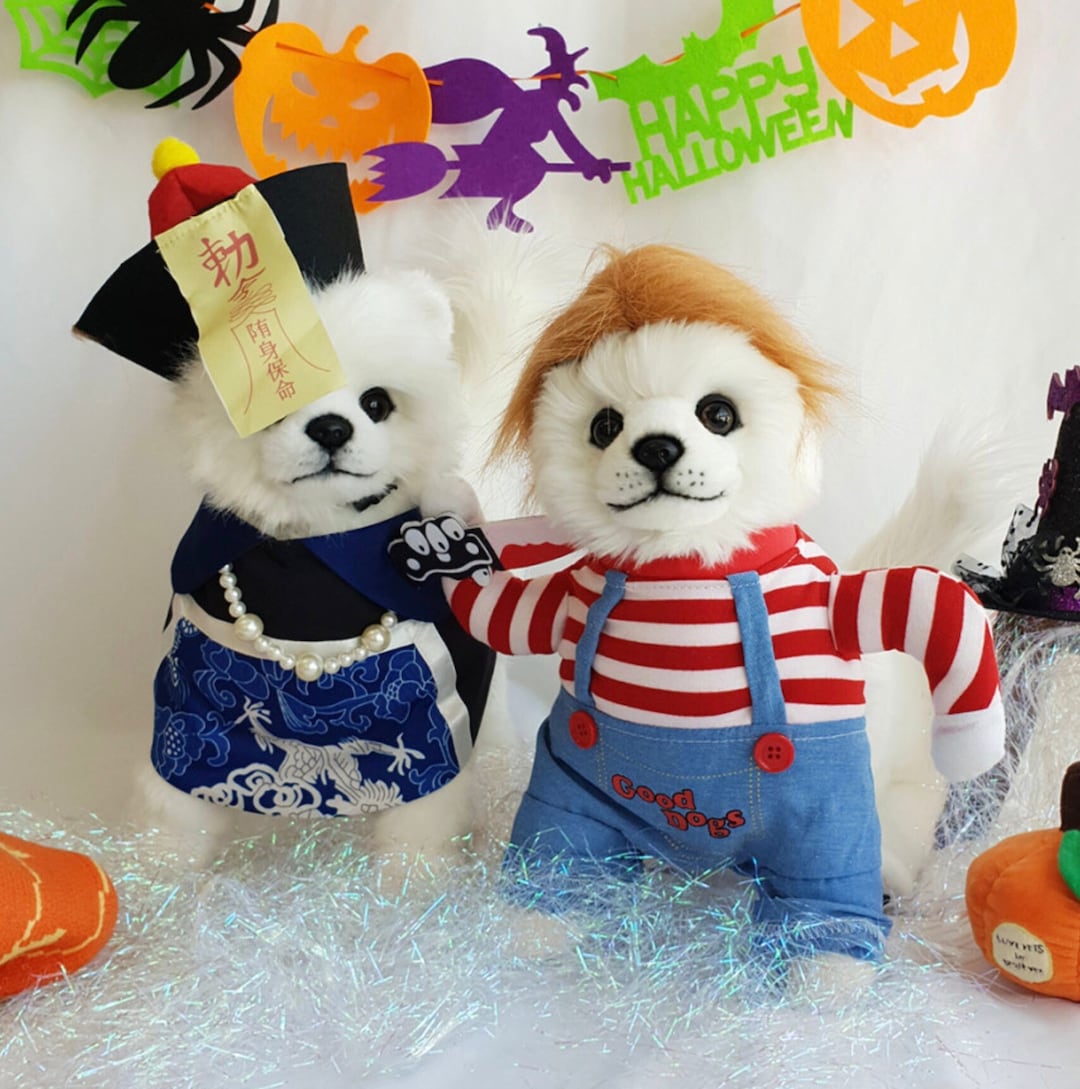 Chucky Pet Costume, XSXL, Halloween Pet Costume, Chucky Dog Costume