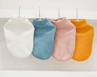 Basic Round Knit Sweatshirt, S-XL, Pet Clothing, Dog-Tee, Dog T-shirt, Dog Top, Dog Clothing, Dog Fashion, Dog Apparel, Dog Long sleeves