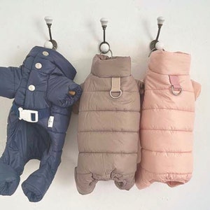 Fester Overall mit D-Ring, S-2XL, Haustierhose, Overall für Hunde, Haustierbekleidung, Hundemantel, Hunde Winter Top, Hundemode, Hundebekleidung, Haustierbekleidung