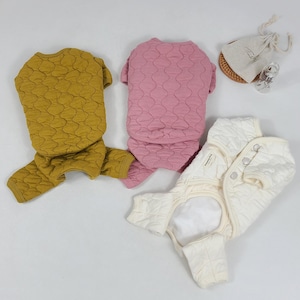 Quilted Overall, S-2XL, Small Dog Romper, Dog Jumpsuit, Small Dog Pants, Dog Clothes, Dog Winter Knit