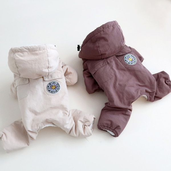 Puffy Overall, S-XL, Pet Pants, Dog Jumpsuit, Pet Clothing, Dog Coat, Dog Winter Top, Dog Fashion, Dog Apparel, Pet Clothing