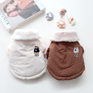 Bear Puffer Jacket, S-XL, Winter Jacket, Pet Clothing, Dog Jacket, Dog Fashion, Dog Apparel, Pet Clothing