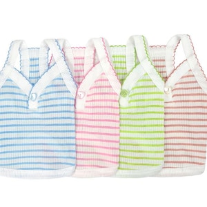 Stripe Ribbed Top, S-2XL, Dog Sleeveless, Dog-Tee, Dog T-shirt, Dog Top, Dog Clothing, Dog Fashion, Dog Apparel, Undershirt for Dogs
