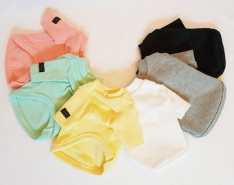 XS-3XL, Basic Shirt, Pet Clothing, Dog-Tee, Dog check-shirt, Dog Top, Dog Clothing, Dog Fashion, Dog Apparel, Dog Long sleeves