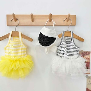 Ribbon Tutu Dress, XS-XL, Small Dog Clothes, Dog Dress, Dog Wedding, Dog Apparel, Pet Clothing