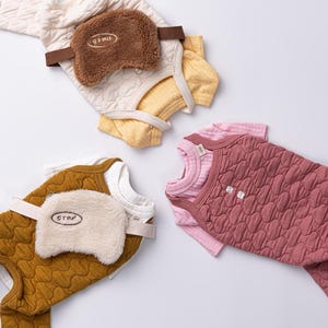 Quilted Overall, S-2XL, Small Dog Romper, Dog Jumpsuit, Small Dog Pants, Dog Clothes, Dog Winter Knit