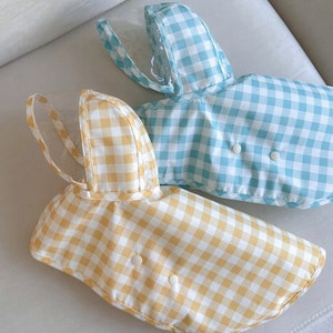 Gingham Raincoat for Dog, S-2XL, Waterproof, Poncho for Dog, Outdoor Raincoat for Dog,  Pet Clothing, Dog Jacket, Dog Apparel