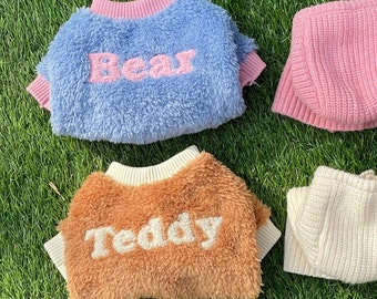 Chaqueta polar con forma de osito de peluche, tallas S-2XL, chaqueta de invierno, ropa para mascotas, chaqueta para perros, moda canina, indumentaria para perros, ropa para mascotas