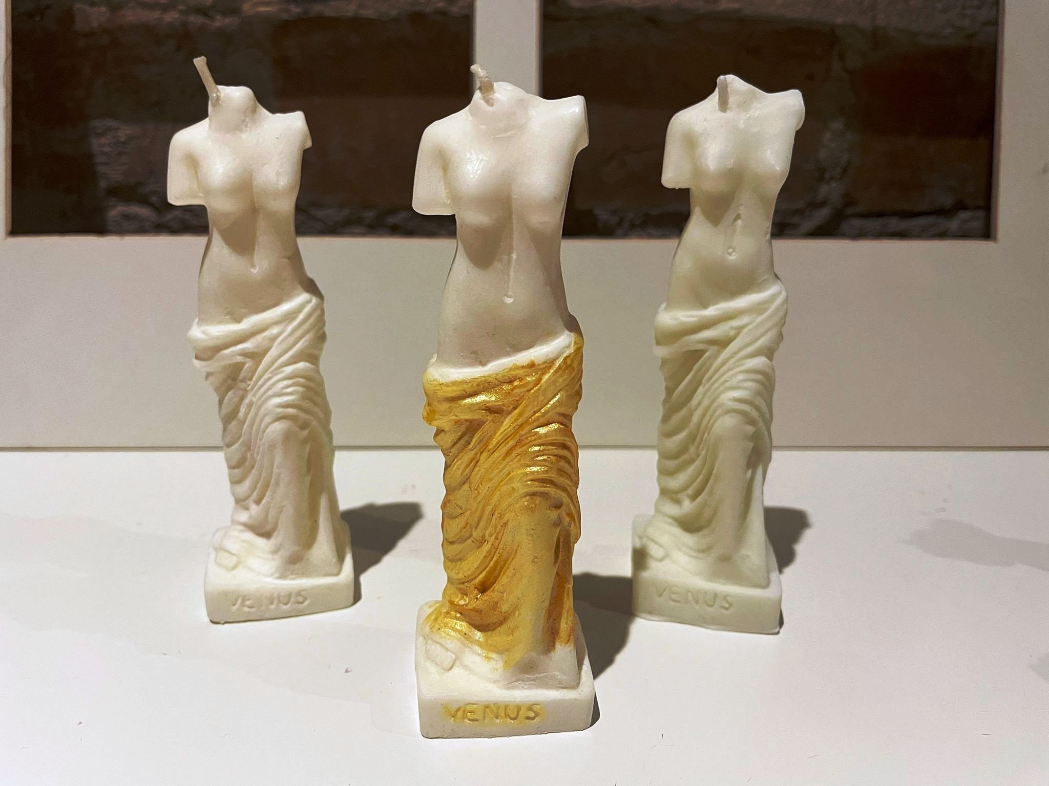 Vela de la estatua de la diosa Venus di Milo / Vela de la Diosa Venus