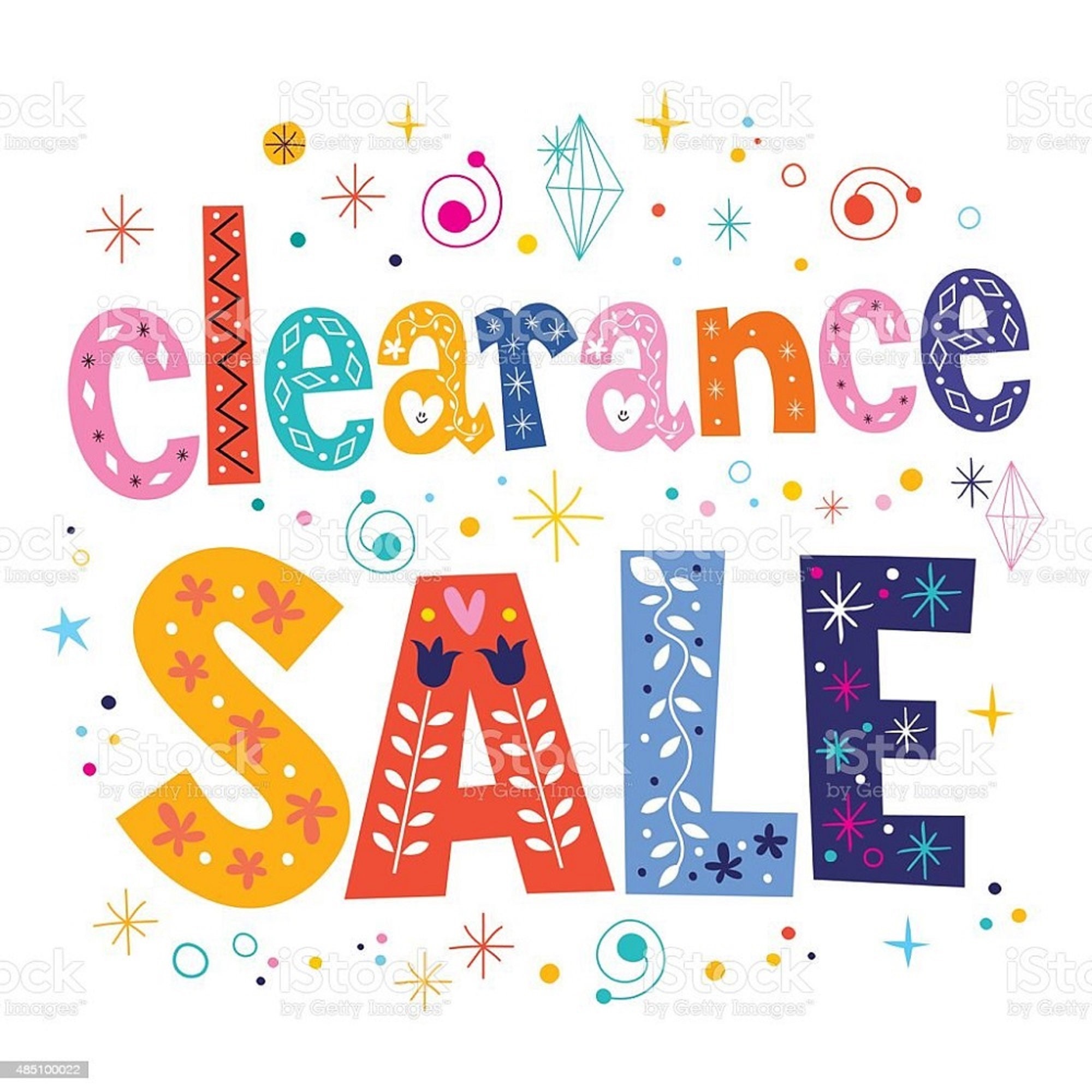CLEARANCE ITEMS All Things Must Go Discounted. Overstock. Sale