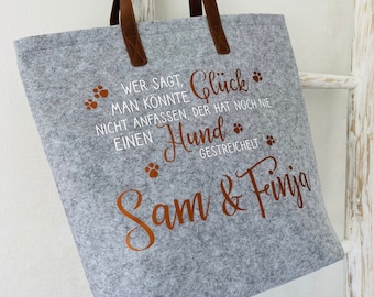 | de bolsa de fieltro | de compradores Amantes de los perros | | de mamá de perro | del dueño del perro Regalo de cumpleaños | Sentido | Perros | | de regalo Regalo de Navidad