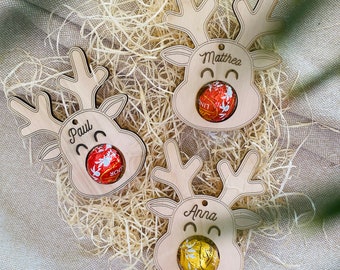 Regalo de Navidad I reno personalizado I souvenir I idea de regalo I idea de regalo I pequeño obsequio