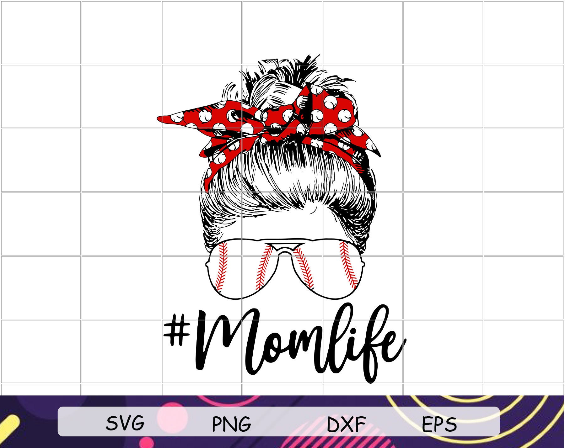 Download Momlife Baseball Svg Mom Life Kid Life Svg Momlife Svg | Etsy