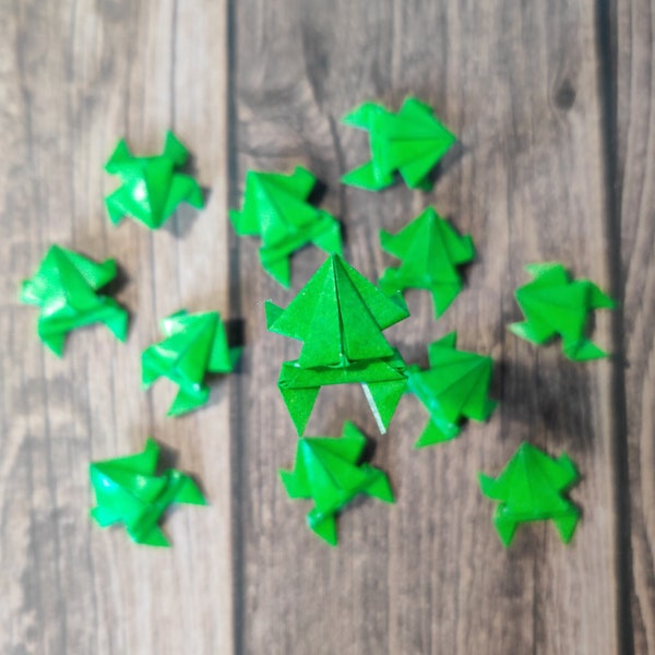 Tiny Origami Frogs | Mini Origami Jumping Frogs