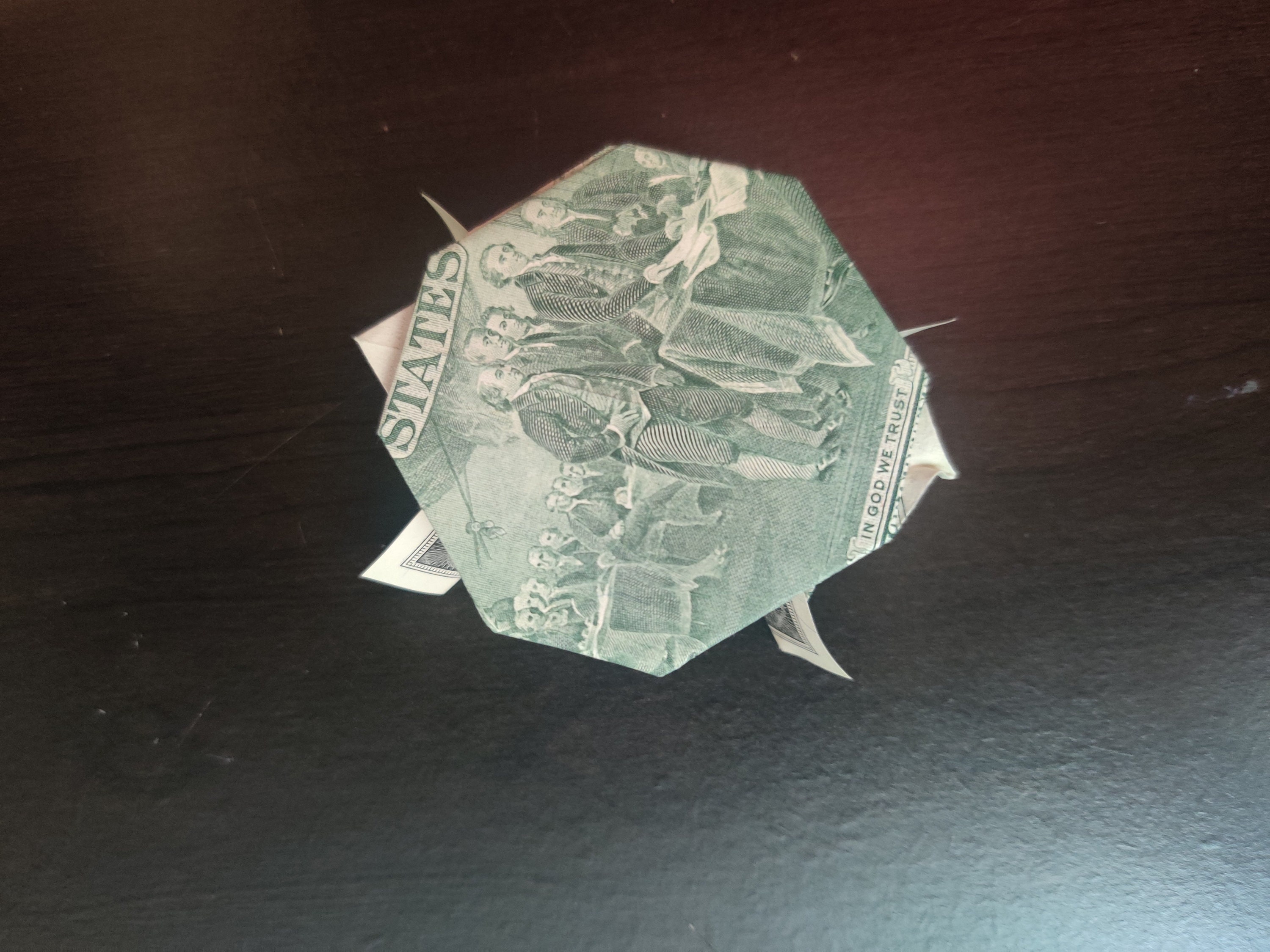 Origami Money Turtle Dollar Origami Turtle Hand Folded Etsy Ireland