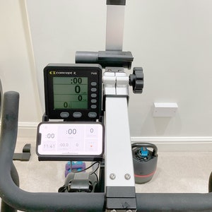 Phone Holder Compatible with the Concept2® BikeErg® with PM5 monitors, comes with a non-skid strip - (3D printed) | C2® Bike | C2® Erg