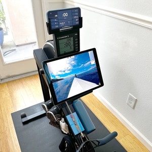 Black  Flip Combo Set PM5 Adjustable iPad/Tablet & Phone holder + Water bottle and Towel Holder compatible with Concept2® rowers (3Dprinted)