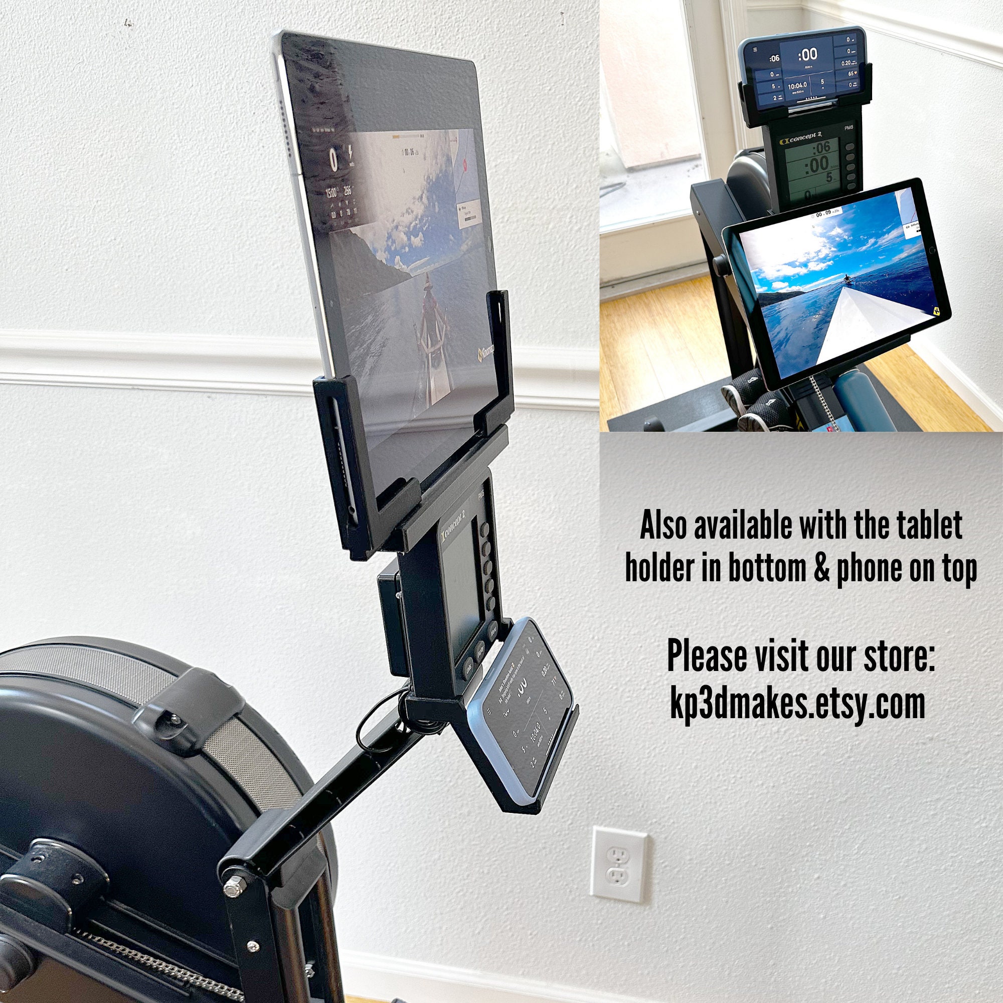 Tablet Holder Concept Rower Pm4 Rower Machine Phone Holder Fits
