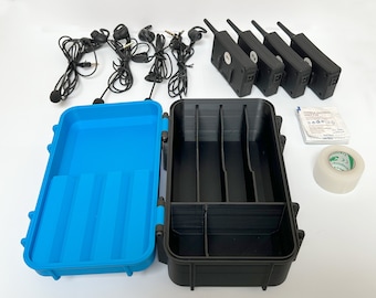 EJEAS® Referee Intercoms Storage Box (Personalizable) - Referee Comms Toolbox|With your hame on it. Fits inside your referee bag(3D printed)