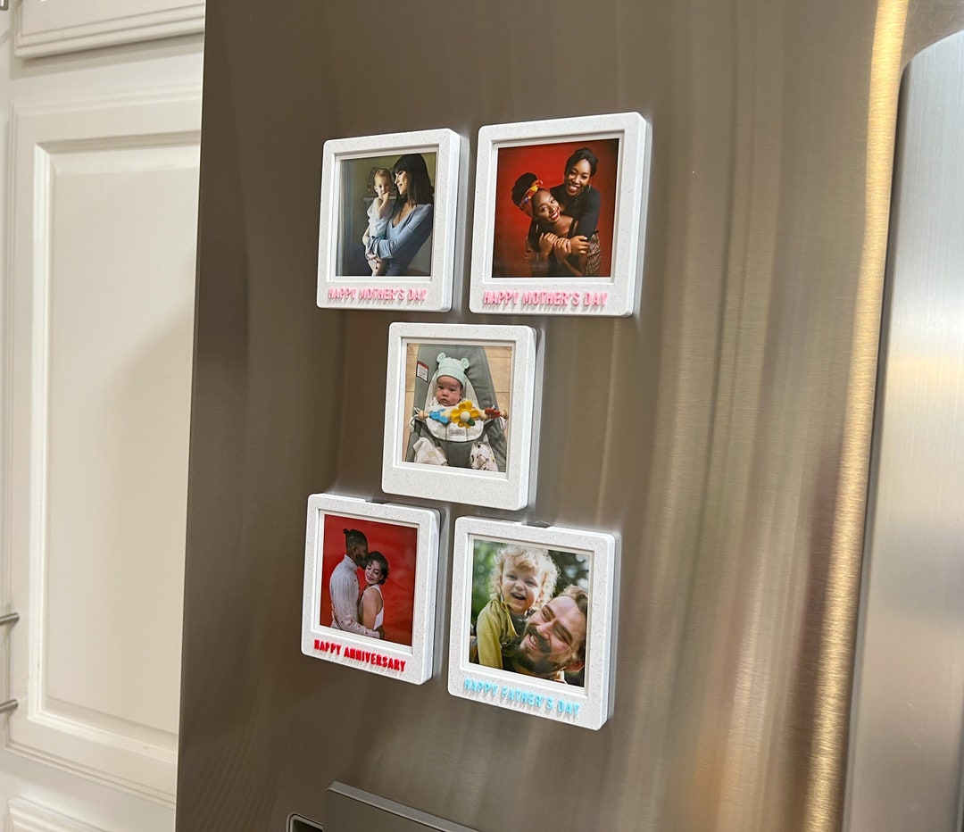 Personalizable Instax Square Picture Frame - Protective Acrylic, Built ...