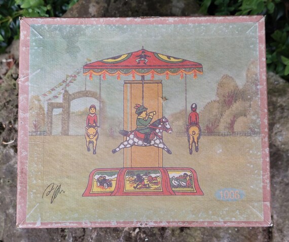 ancien jouet en tôle balançoire manège ultra rare INTROUVABLE!! | eBay