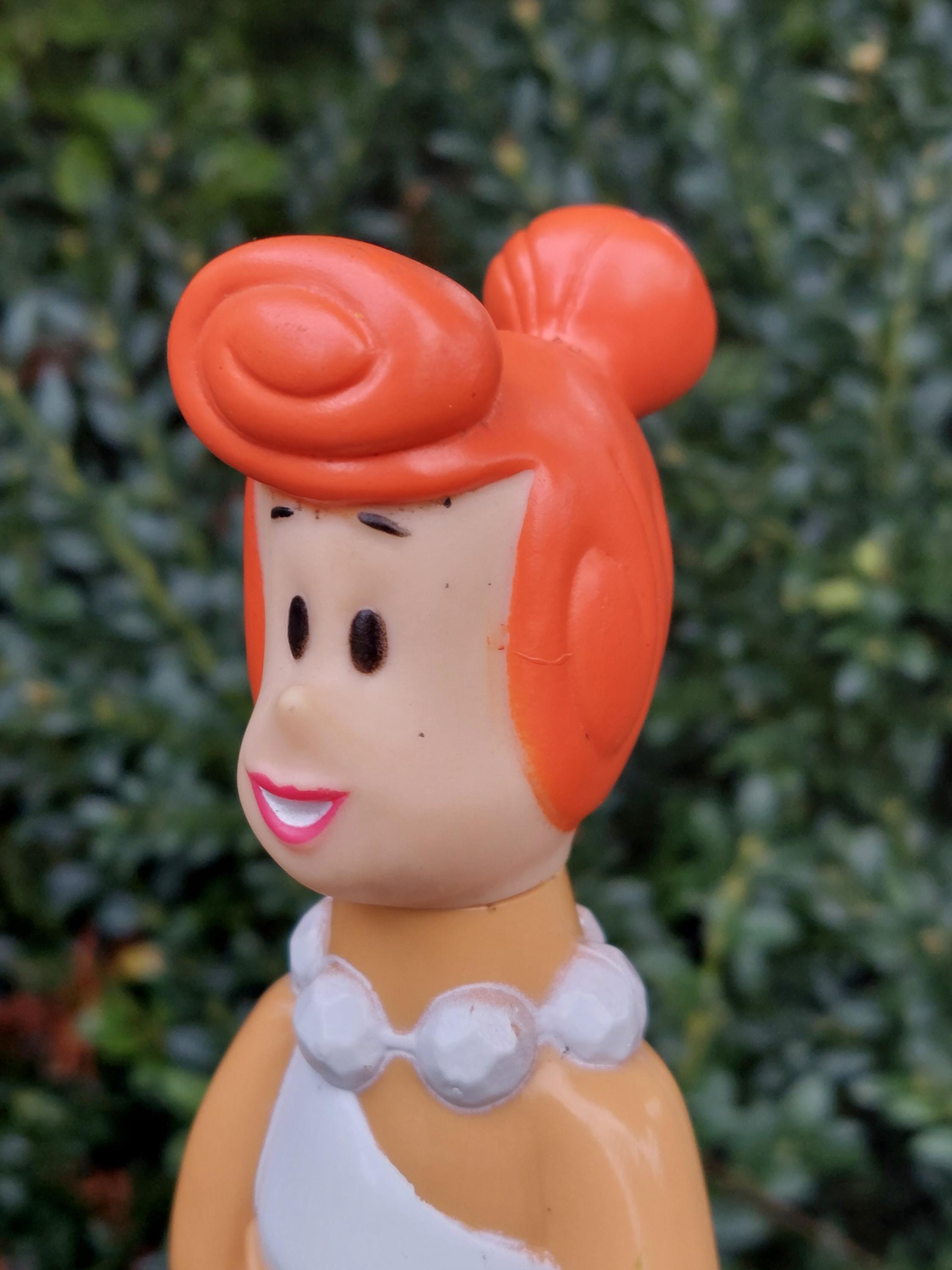 Empty "Wilma Flintstone" bottle / Bubble bath / FIRESTONE / Vintage collection and decoration / Authentic