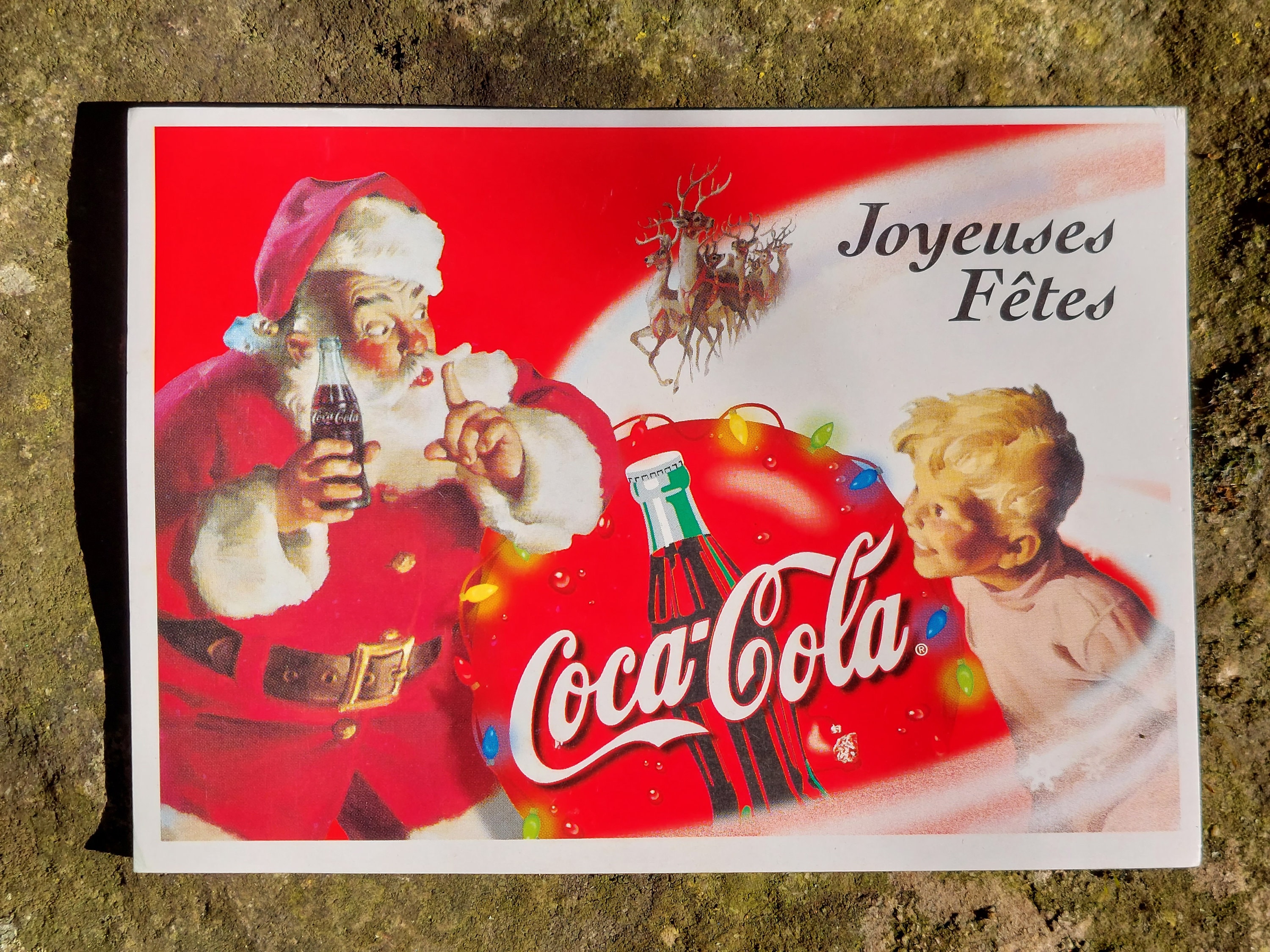 コカ・コーラ サンタクロース ポストカード コカ・コーラ サンタクロース ポストカード