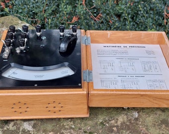 Wattmètre de précision astatique Chauvin Arnoux Type : 2,5 5