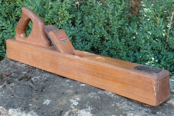 Antiguo cepillo de madera manual / marca GOLDENBERG / Largo: - Etsy España