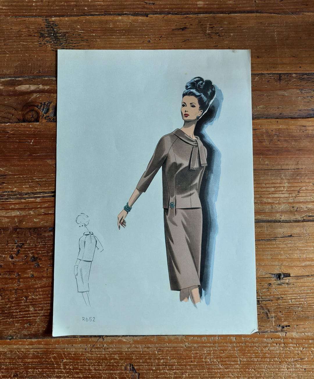 Old Fashion Poster / Sewing Pattern / 1950s / Origin France / Poster to ...