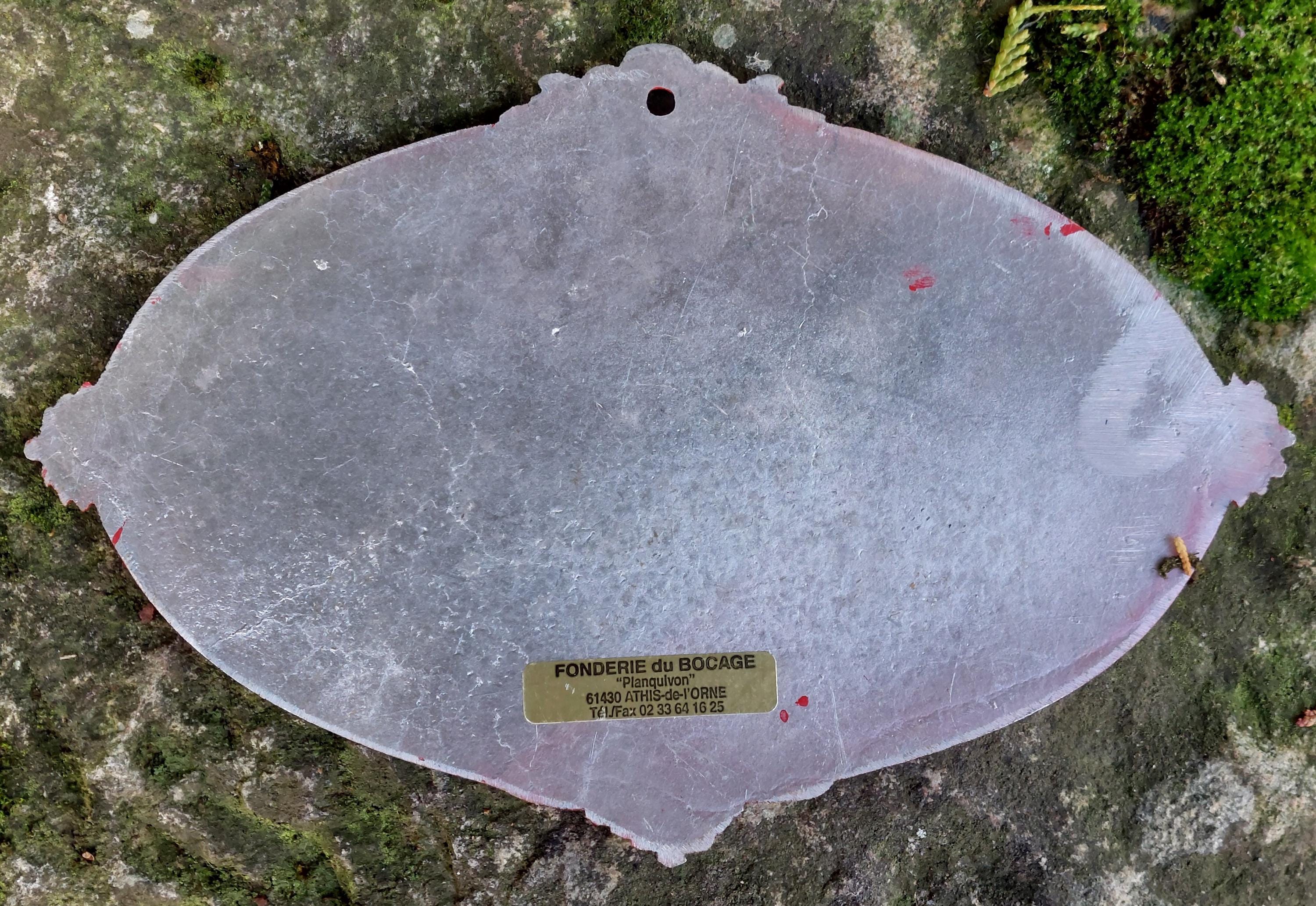 Plaque Ovale Concours Agricole 1996, Notre-Dame-de-Gravenchon, Hors Canton