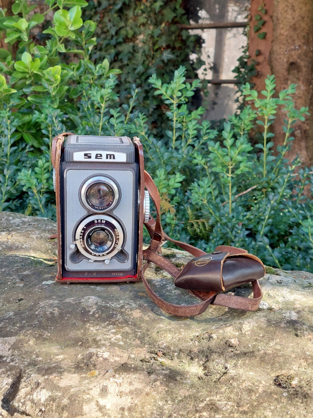Ancien Appareil Photo SEM SEMFLEX + étui – Objectif SEM BERTHIOT – Pour Pièces/collection