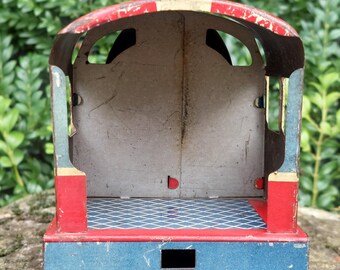 JOUET ANCIEN TRAIN Locomotive A Vapeur WESTERN En Tole A Piles EUR 4,50