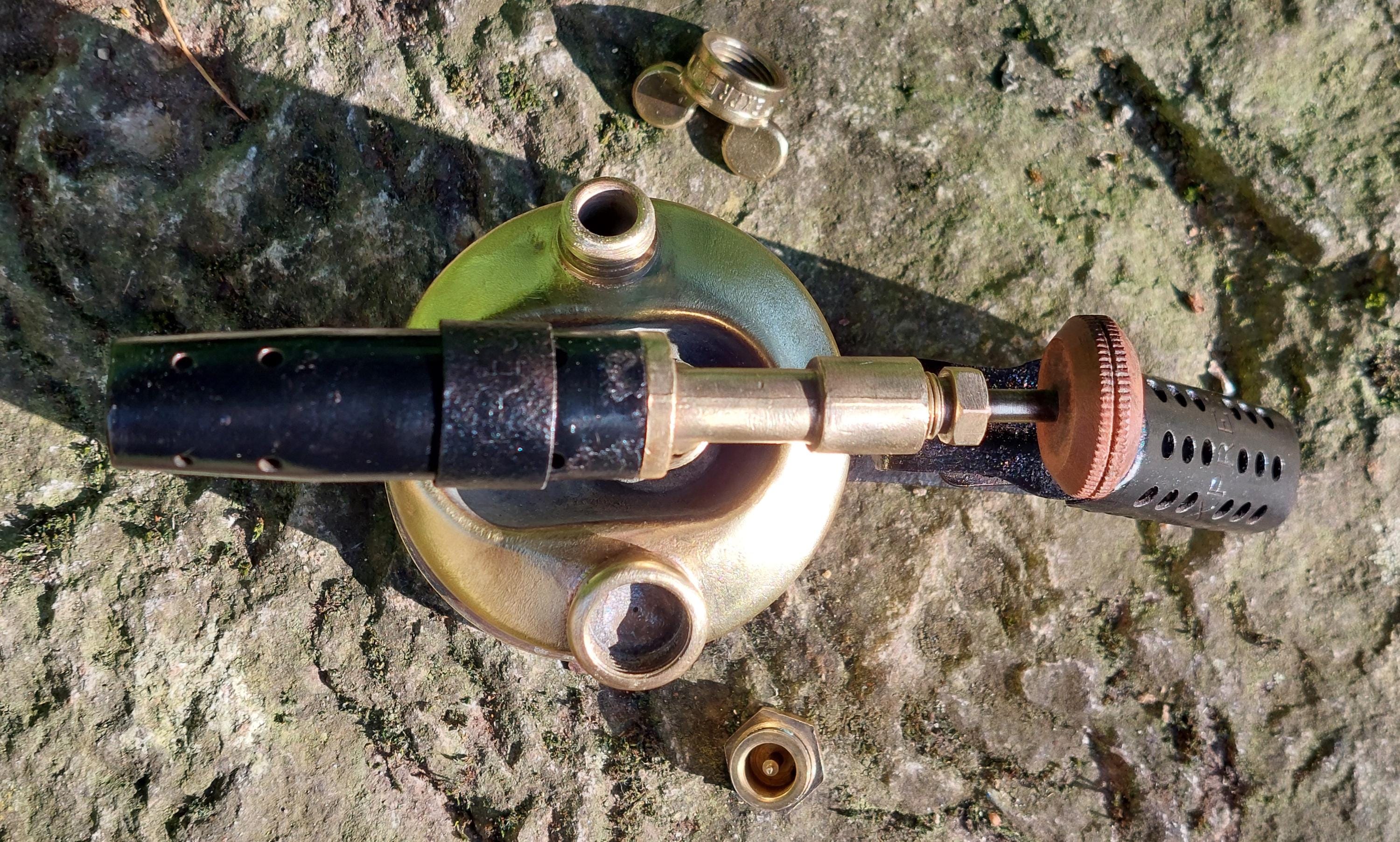 Lampe à Souder Ancienne Express Rapide – Chalumeau Laiton Sievert Apparater – Occasion