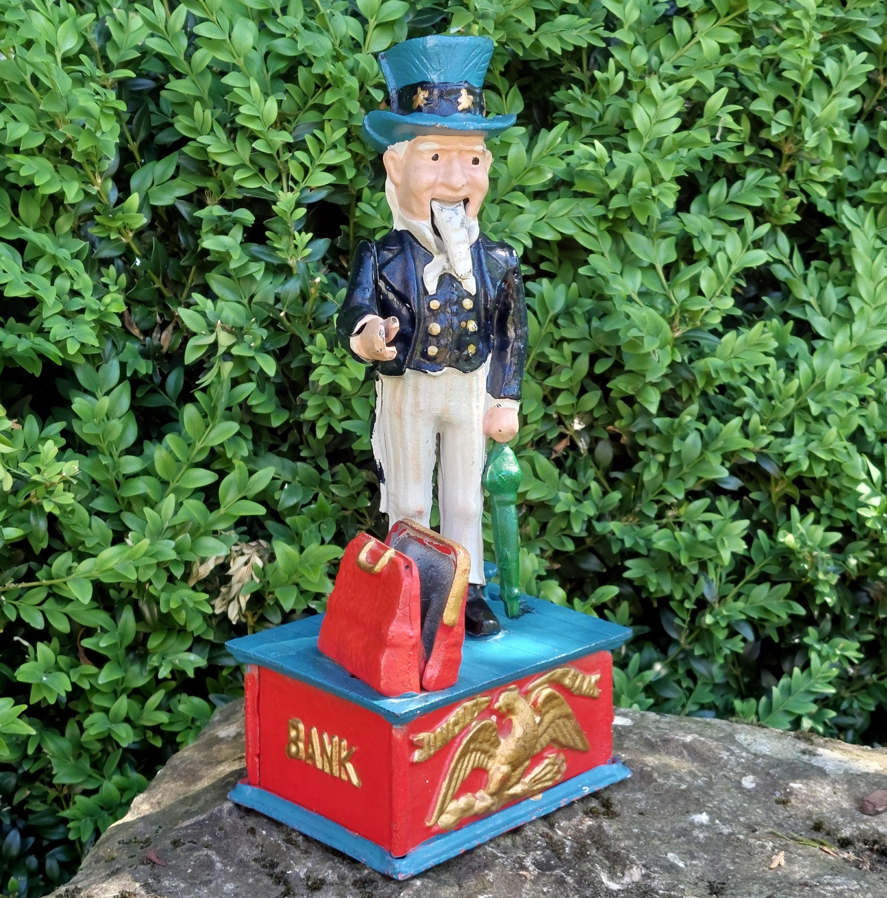Antique Uncle Sam Piggy Bank - Etsy